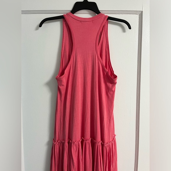 Sundry Tiered Tank Maxi Dress Coral size XS - Picture 5 of 13